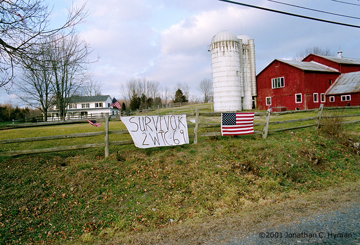 Documentary photograph of vernacular art and memorials responding to September 11th, image 23