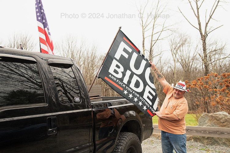 Documentary photograph of rallies, demonstrations, protests, signs and art, image 23