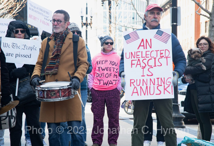 Documentary photograph of rallies, demonstrations, protests, signs and art, image 52