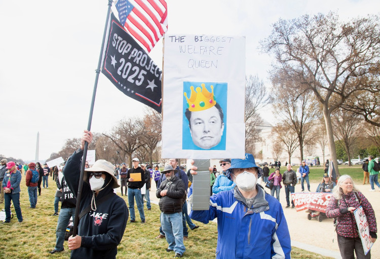 Documentary photograph of rallies, demonstrations, protests, signs and art, image 55