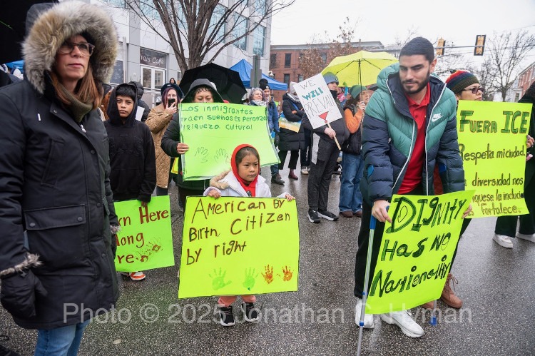 Documentary photograph of rallies, demonstrations, protests, signs and art, image 64