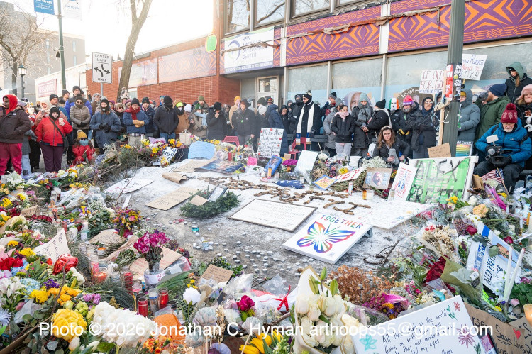 Documentary photograph of an ICE protest, image 1