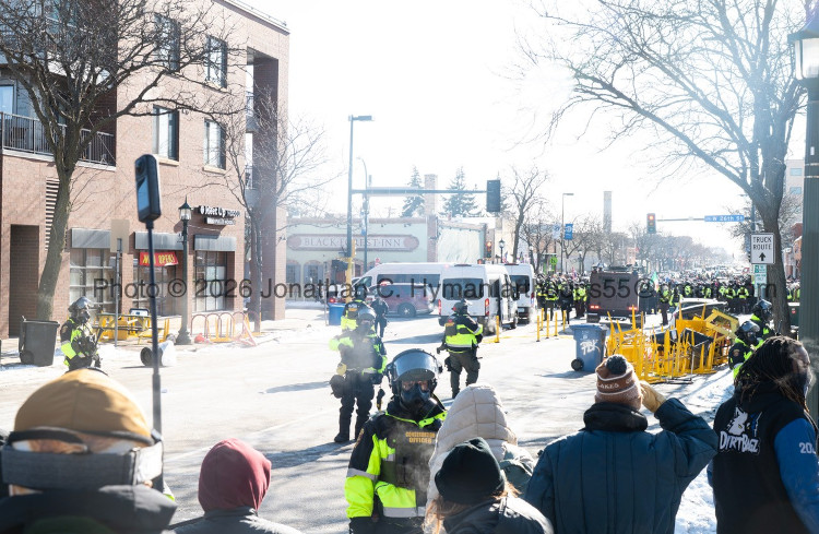 Documentary photograph of an ICE protest, image 3