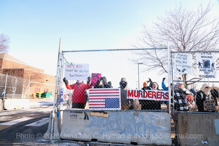 Documentary photograph of an ICE protest, image 9