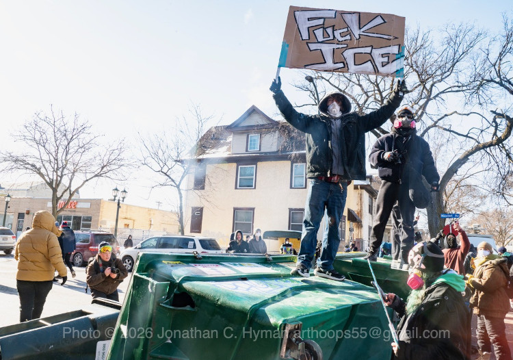 Documentary photograph of an ICE protest, image 11
