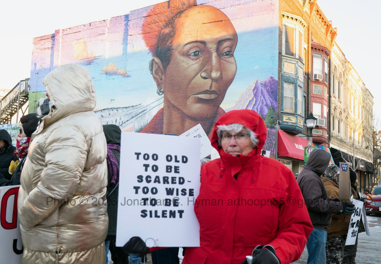 Documentary photograph of an ICE protest, image 17
